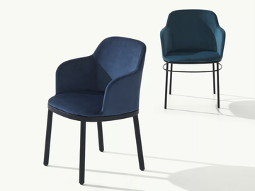 AGAMI 1161 - Fabric chair with armrests by Et al. - view 3